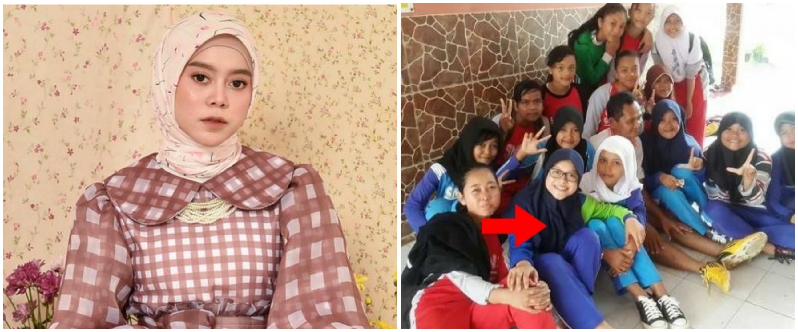 7 Potret lawas Lesty Kejora bareng geng SMA, gaya hijabnya ikonik