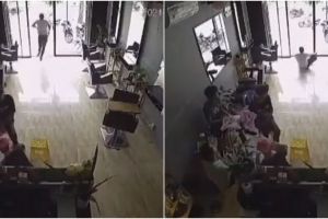 8 Momen orang tak sengaja tabrak pintu kaca, hati-hati!