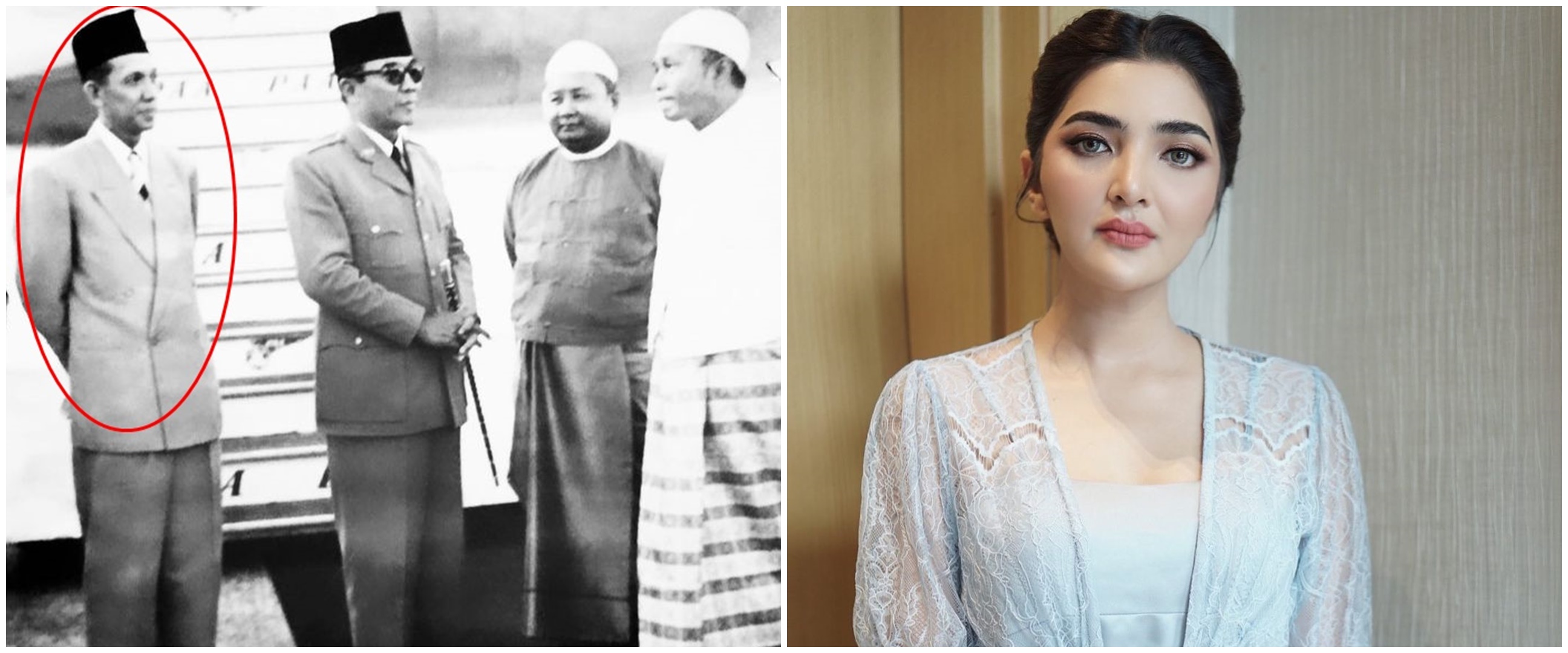 Diusulkan jadi pahlawan, ini 4 potret kakek Ashanty dampingi Soekarno