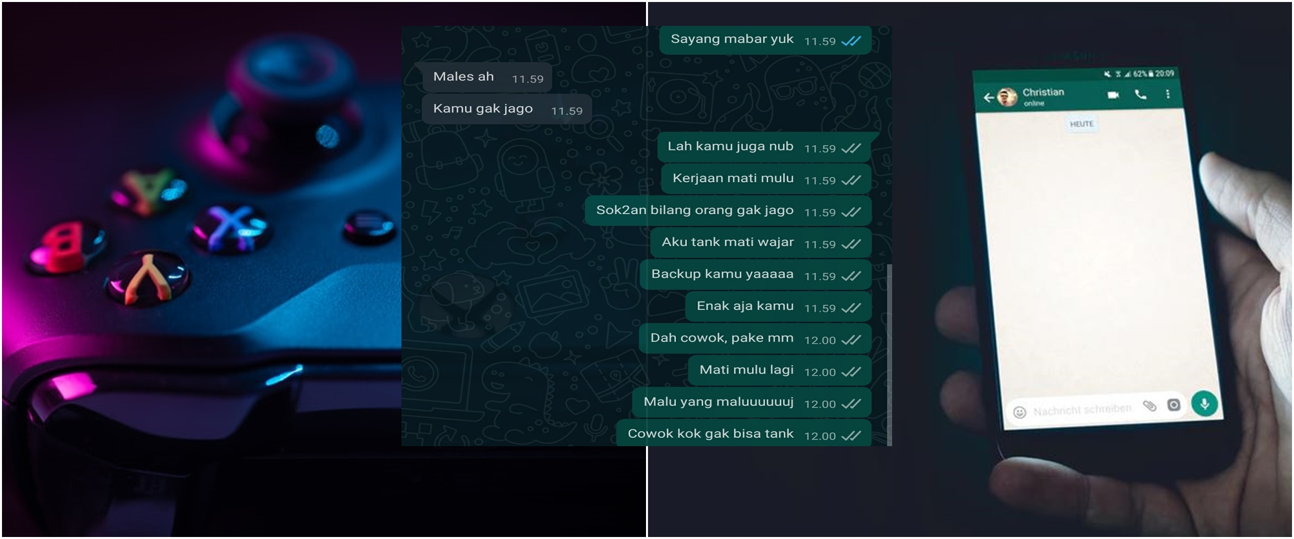 10 Chat lucu gamers berantem sama pacar ini bikin jomblo senyum jahat