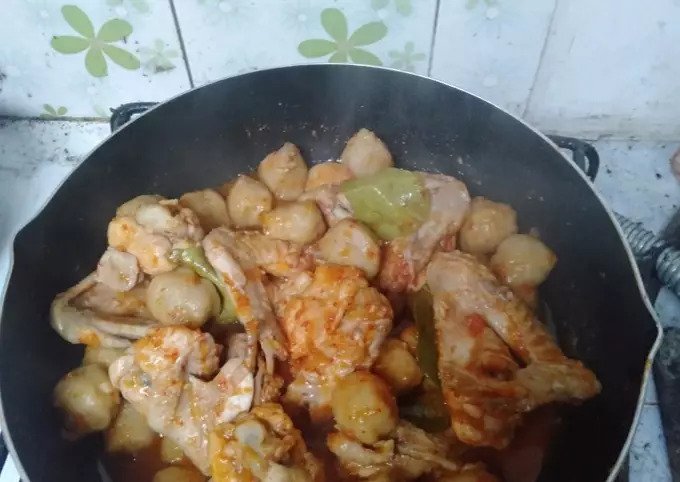 resep olahan ayam dan bakso © Instagram resep olahan ayam dan bakso © Instagram