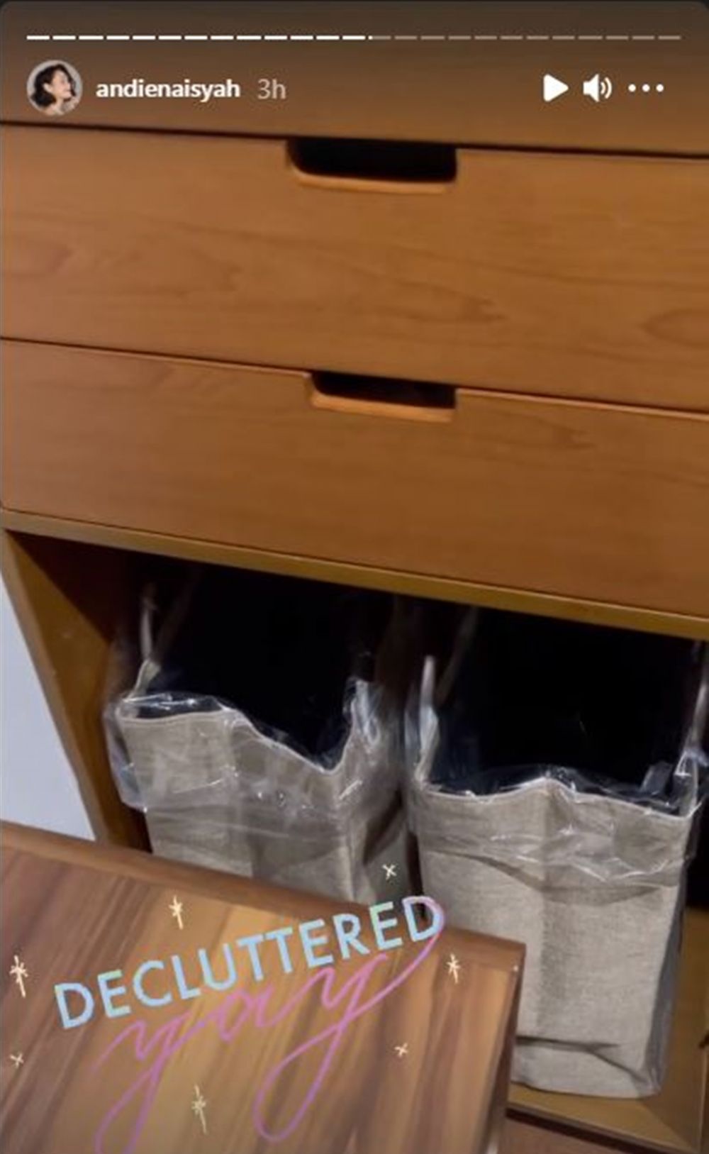 Intip 10 potret walk in closet Andien Aisyah, ada ruang declutter-nya