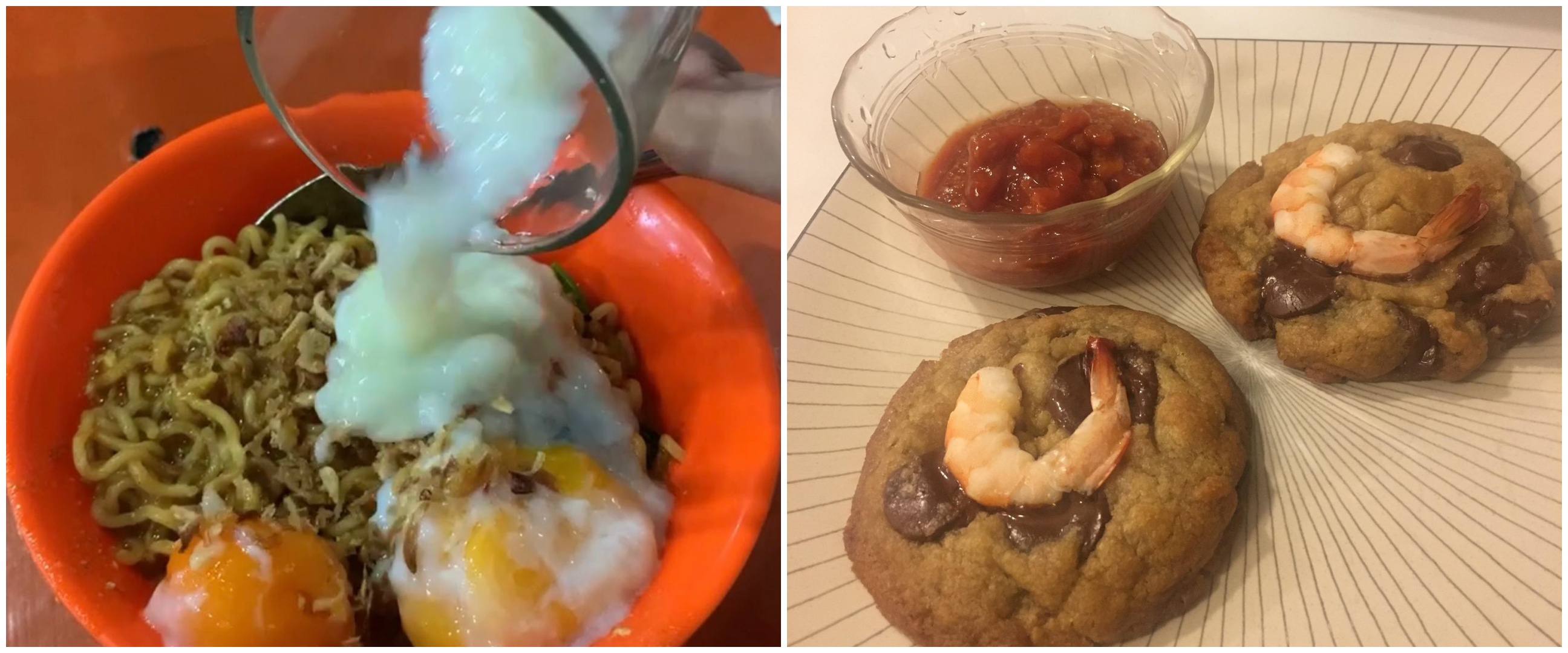 Potret lucu 11 makanan ini nyelenehnya bikin nyengir nggak jadi lapar