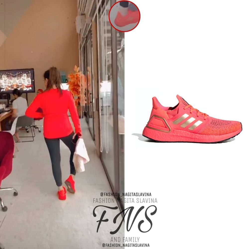 Taksiran harga 10 fashion item Nagita Slavina saat olahraga, fantastis