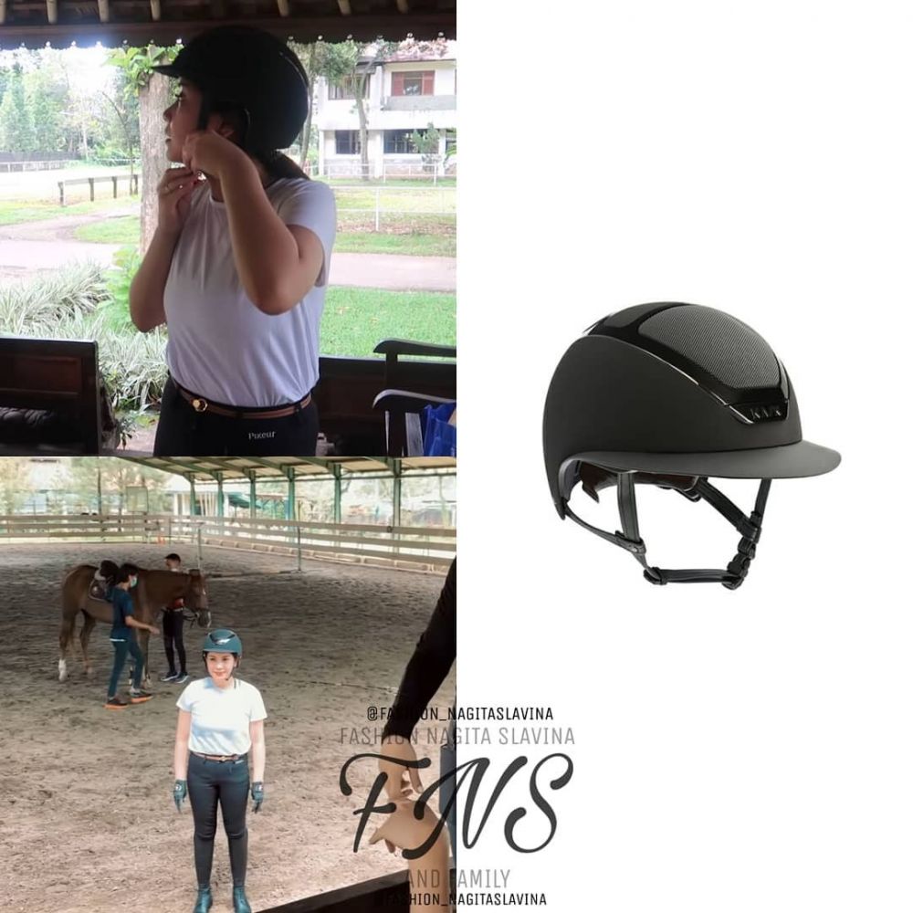 Taksiran harga 10 fashion item Nagita Slavina saat olahraga, fantastis