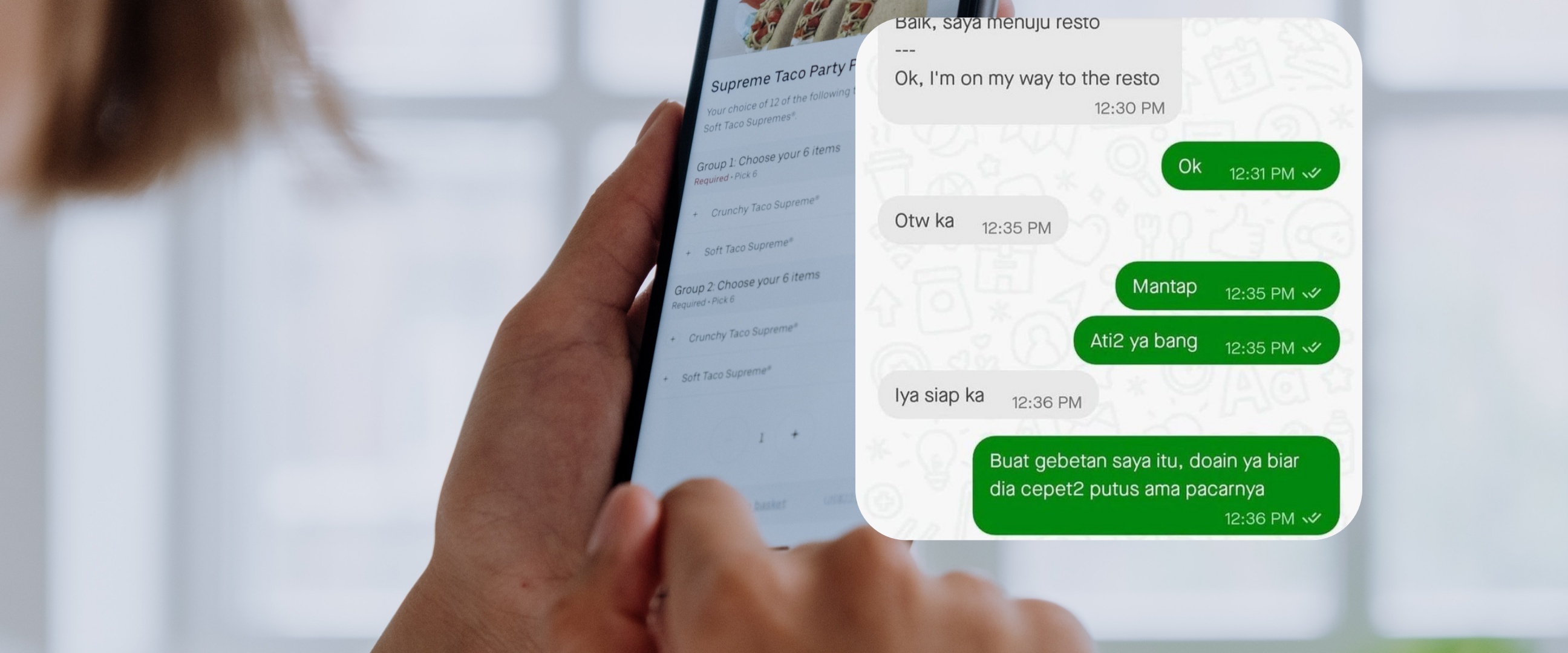 10 Balasan chat lucu dari penumpang ojek online, bikin senyum tipis