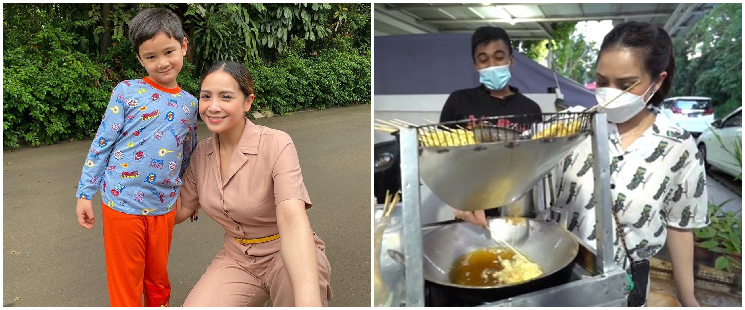 10 Momen Nagita borong 4 gerobak jajan ke rumah, alasannya bikin salut