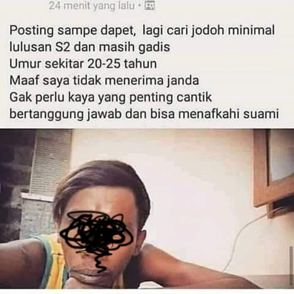 20 Status Facebook lucu cari jodoh ini bikin jomblo ikutan nyengir
