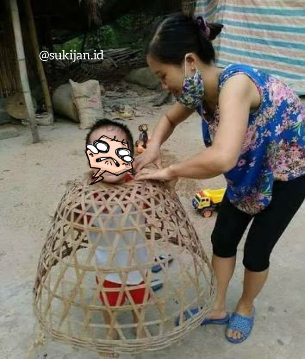 10 Potret apes orang tersangkut ini bikin linu lihatnya