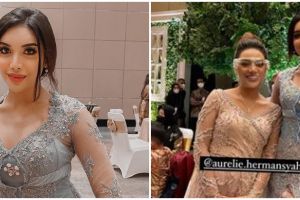 10 Gaya Millendaru hadiri siraman Aurel Hermansyah, panen pujian