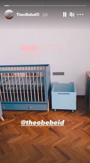 9 Penampakan kamar bayi anak Zaskia Sungkar, hasil desain sendiri