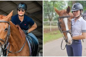 9 Potret Wulan Guritno saat olahraga berkuda, gayanya memesona