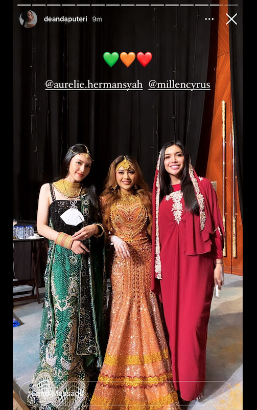 Gaya 10 seleb hadiri Henna Night Aurel Hermansyah, elegan dan glamor