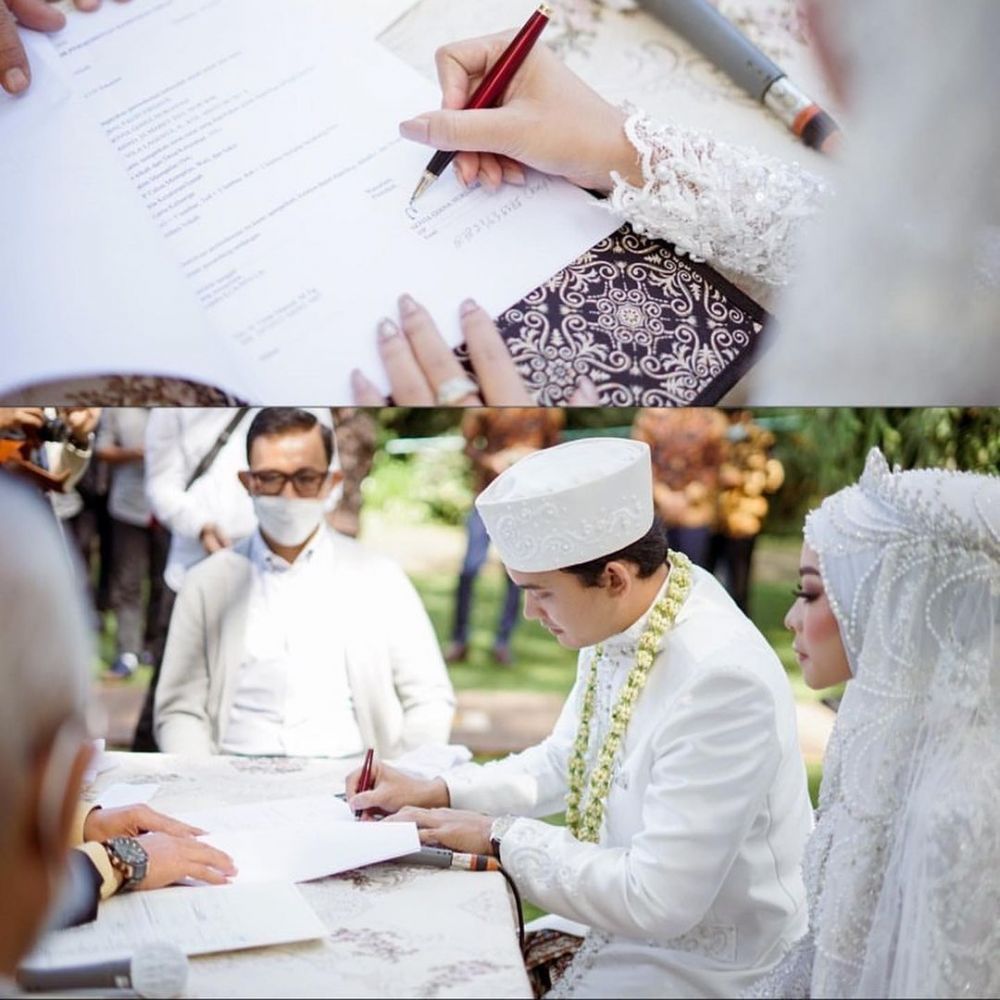 10 Momen pernikahan Ikbal Fauzi 'Ikatan Cinta', maskawinnya unik