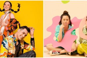 Beda gaya 8 seleb pemotretan bertema colorful, Saskia Chadwick gemesin