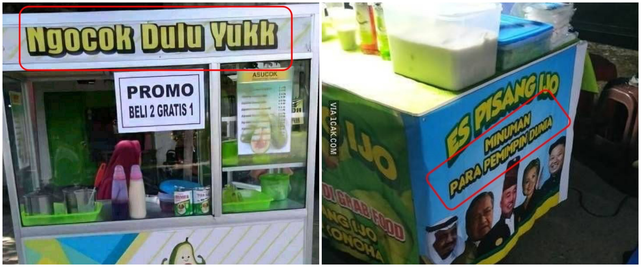 11 Slogan lucu penjual minuman ini bikin nyengir bingung