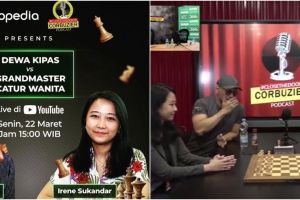 GM Irene Sukandar menang telak 3-0 atas Dewa Kipas