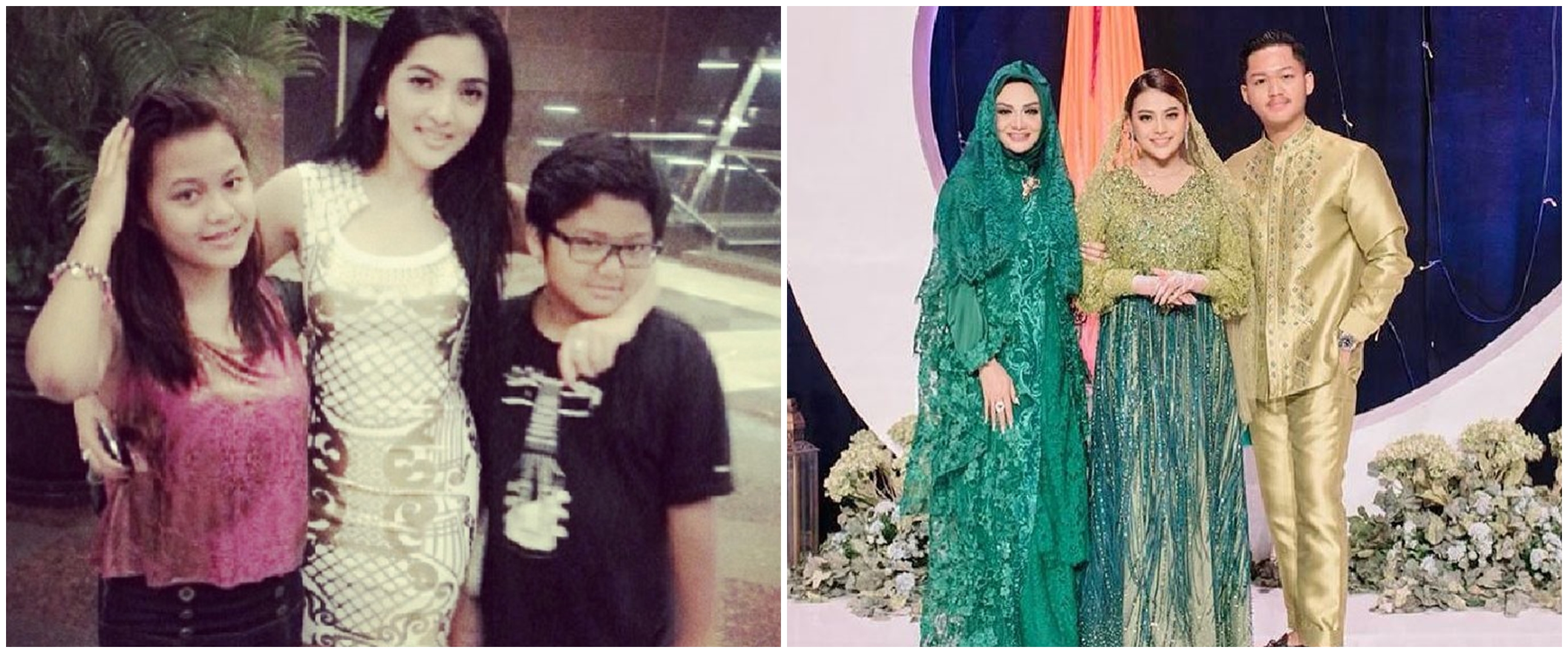 10 Potret kebersamaan Aurel dan Azriel sedari kecil, sibling goals
