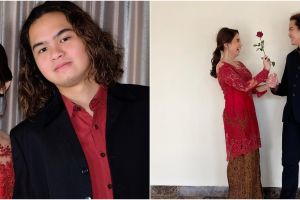 7 Potret Tissa Biani dan Dul Jaelani kondangan bareng, tampil kompak