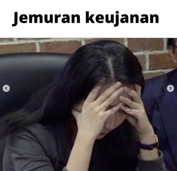 10 Meme lucu ekspresi GM Irene saat lawan Dewa Kipas, relate banget