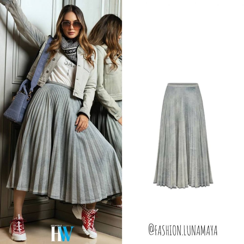 Taksiran harga 10 fashion item Luna Maya saat pemotretan