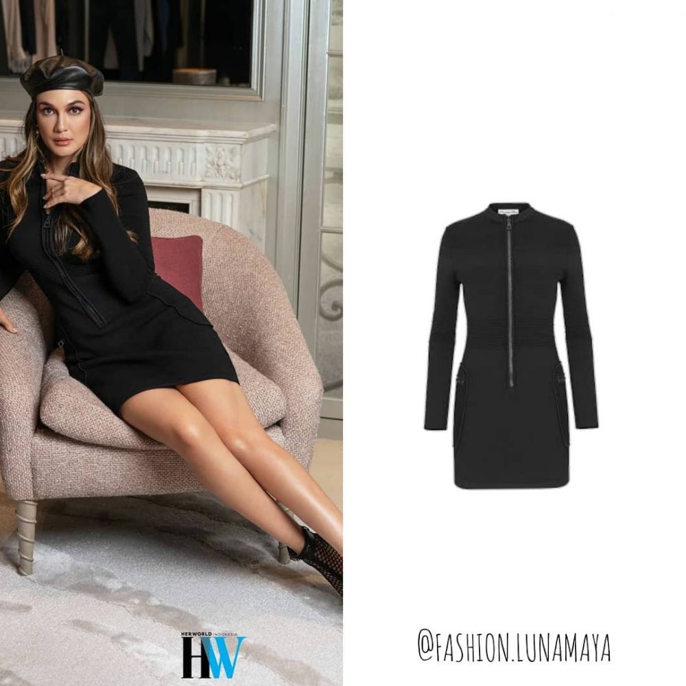 Taksiran harga 10 fashion item Luna Maya saat pemotretan