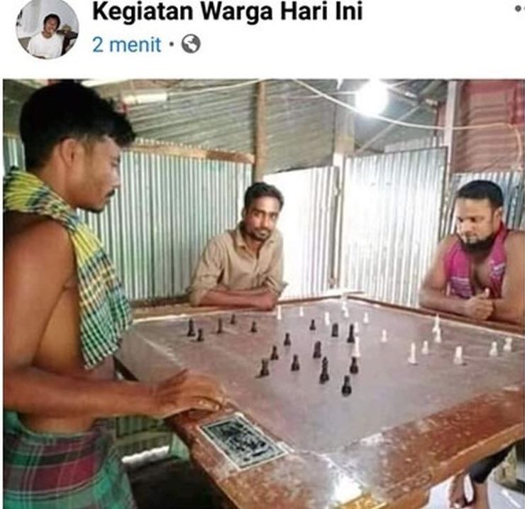 11 Potret orang main catur ini nyelenehnya bikin senyum nggak paham