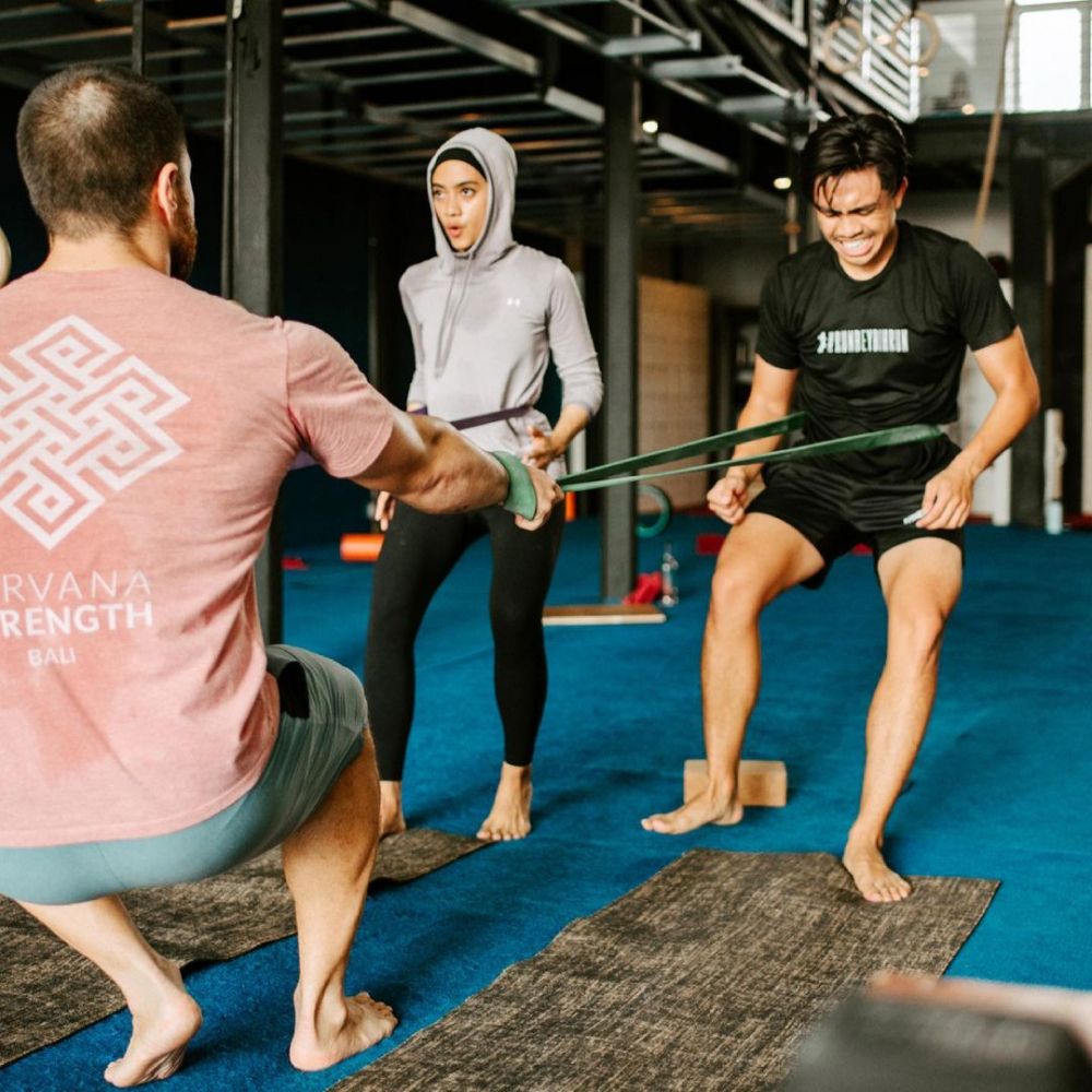 10 Potret Ayudia & Ditto Percussion saat olahraga bareng, couple goals