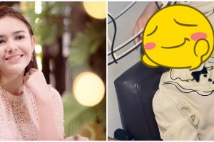 9 Pesona Amanda Manopo dengan rambut berponi, parasnya bak boneka