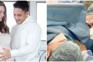 6 Momen istri Randy Pangalila melahirkan, penuh perjuangan