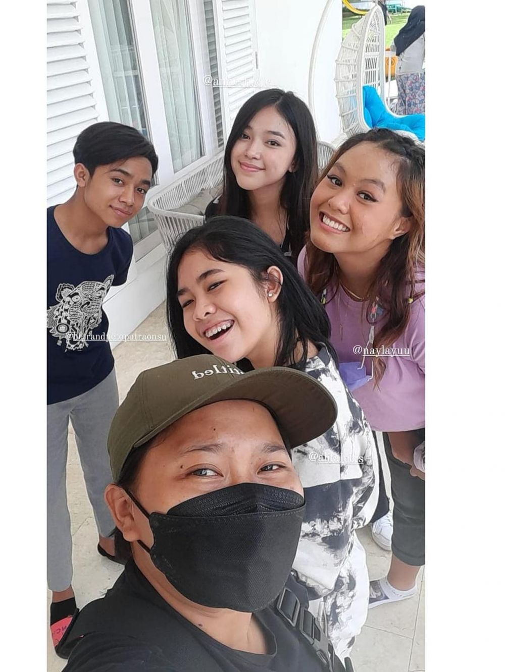 8 Potret persahabatan Betrand Peto dengan Anneth dan Alifa Lubis