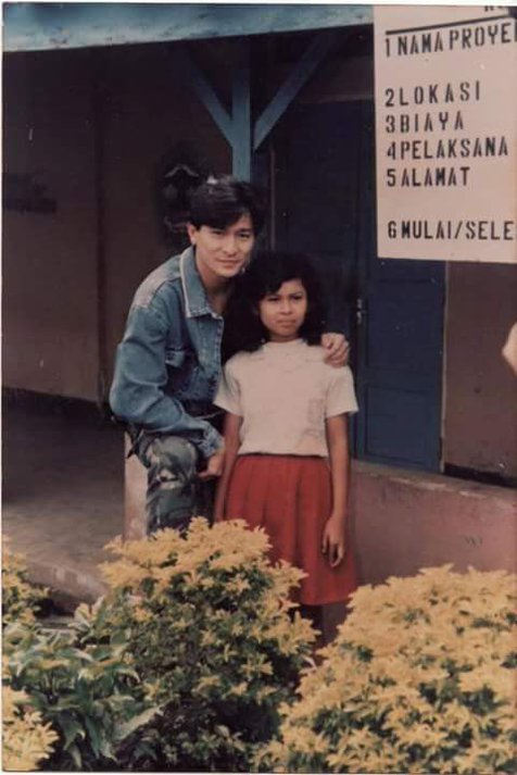 9 Potret lawas Andy Lau bareng Ninuk, anak angkatnya dari Salatiga