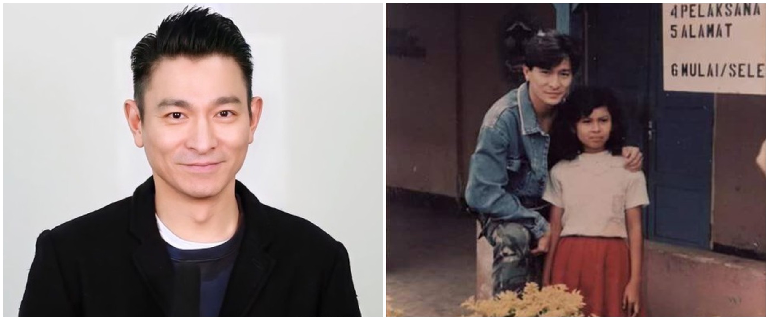 9 Potret lawas Andy Lau bareng Ninuk, anak angkatnya dari Salatiga