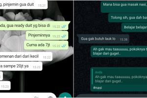 10 Chat minta tolong tapi maksa ini bikin yang baca ikutan kesel