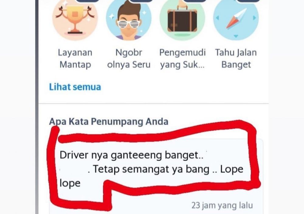 10 Catatan lucu untuk driver ojek online ini bikin senyum tipis