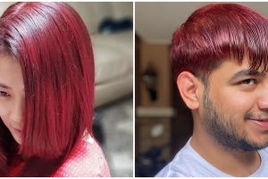8 Gaya seleb dengan rambut merah, Fadil Jaidi warnai sendiri