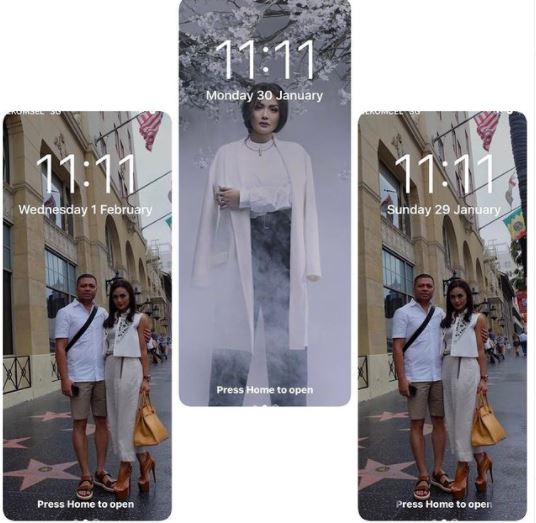 8 Potret wallpaper handphone Krisdayanti, makna jamnya bikin penasaran