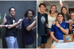 8 Potret kekompakan Dimas Anggara bareng Marcel & Mischa Chandrawinata