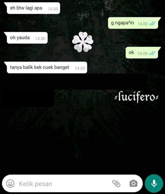 10 Chat lucu cowok usaha PDKT ini endingnya bikin senyum miris