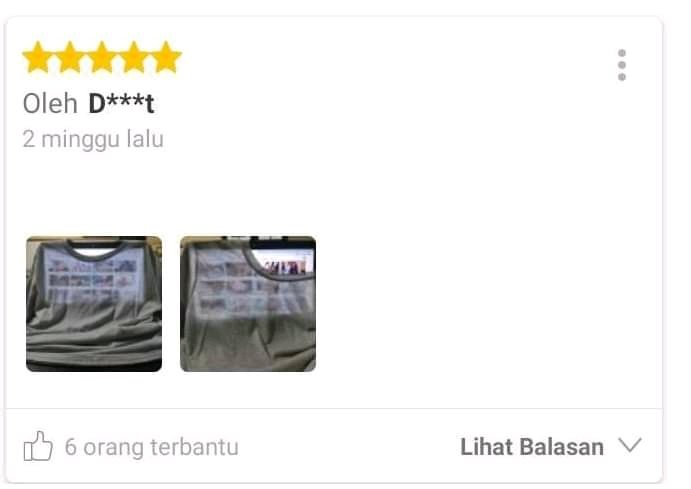 10 Foto review produk online shop, bikin orang tak habis pikir