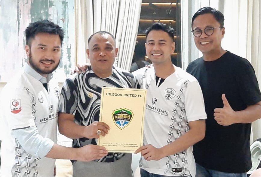 10 Momen Raffi Ahmad jadi pemilik baru Cilegon United, ubah nama klub