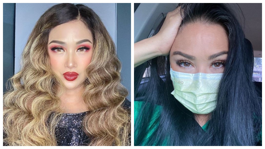 Biasa pakai wig, potret 7 seleb tunjukkan rambut aslinya ini manglingi