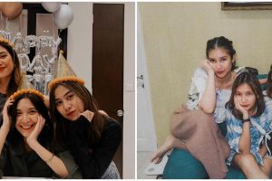 10 Potret kompak Sheila Dara dan geng, disebut kembar tiga