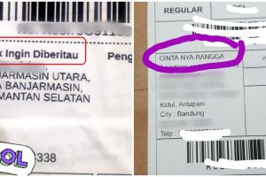 13 Nama nyeleneh penerima paket ini bikin kurir senyum pasrah