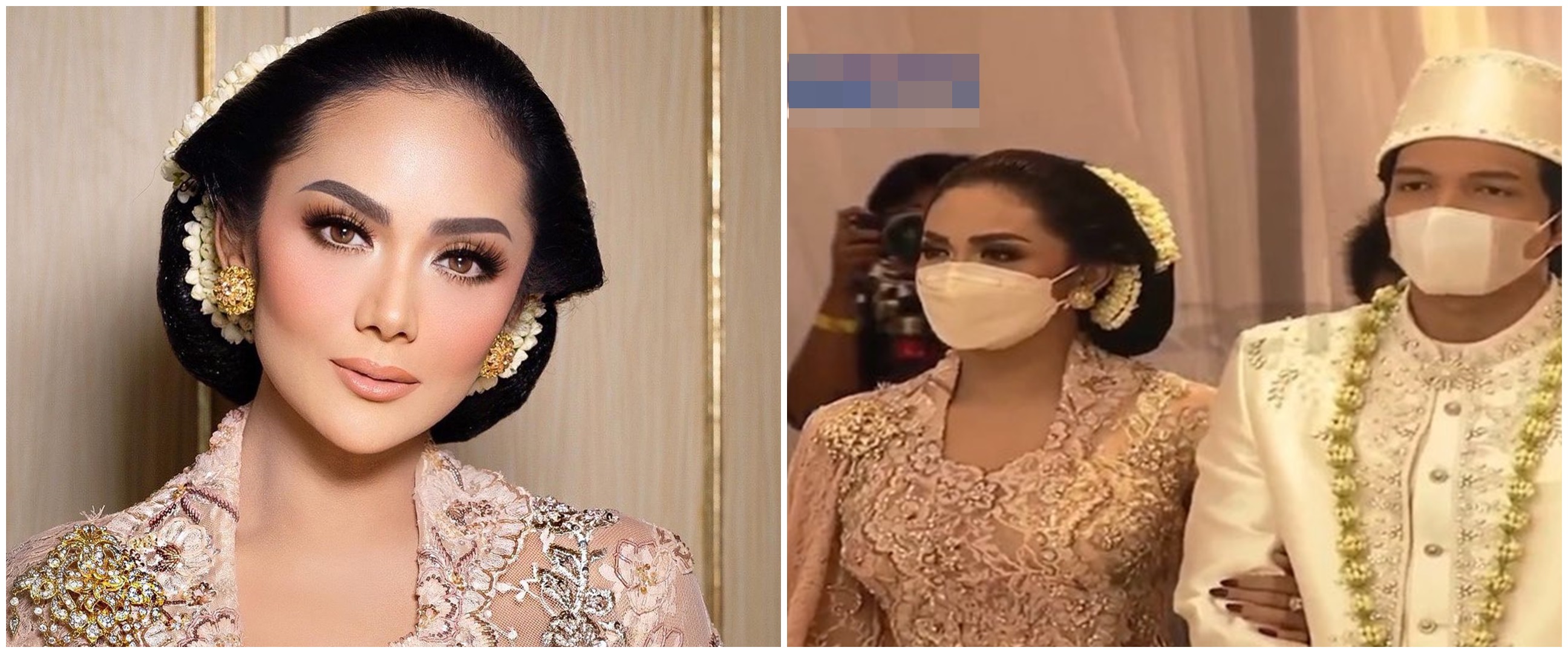 8 Pesona Krisdayanti di pernikahan Atta Halilintar & Aurel Hermansyah