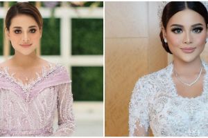 10 Beda gaya Aurel Hermansyah dari lamaran hingga akad nikah