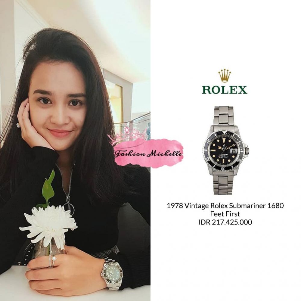Taksiran harga 10 aksesori Michelle Ziudith, antingnya Rp 27 juta