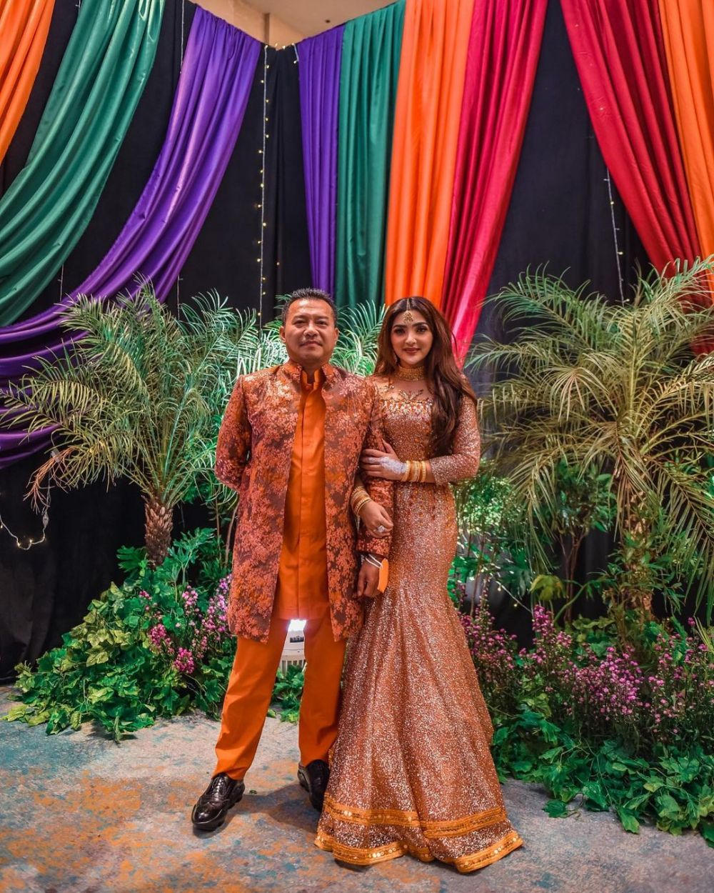 10 Gaya Ashanty di rangkaian pernikahan Aurel Hermansyah, memesona