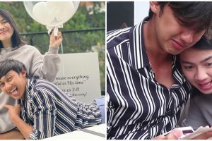 10 Potret Felicya Angelista beri kejutan kehamilan untuk Caesar Hito