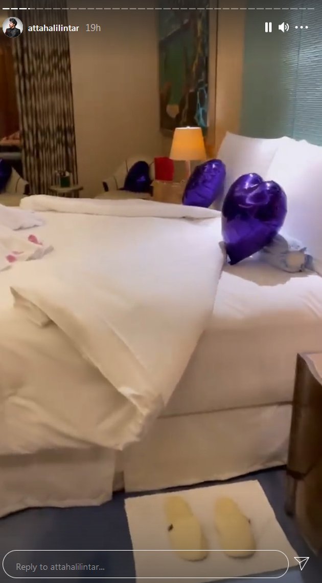 Intip 5 potret kamar pengantin Atta Halilintar dan Aurel Hermansyah